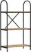 vidaXL Étagère 3 niveaux 60 x 30 x 109 cm Bois d'ingénierie Chêne Artisan