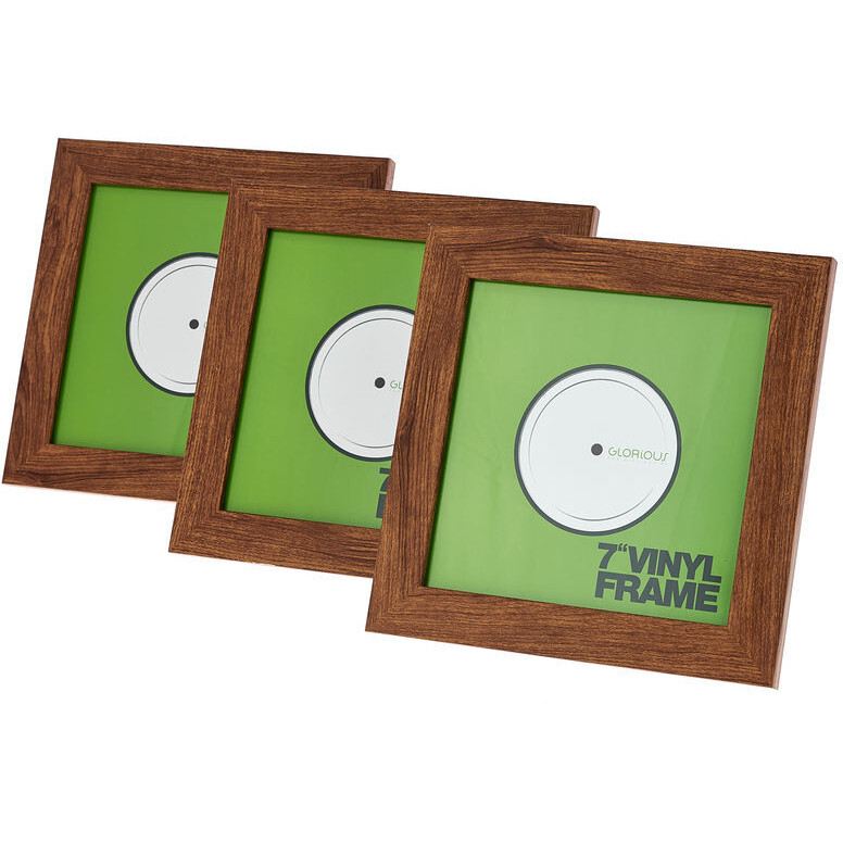 Glorious Vinyl Frame Set Rosewood 7 inch voor platen (3 stuks