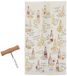Mud Pie Handdoek met wijnprint