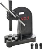 VEVOR Doornpers, 3 Ton Handhendelpers, Handmatige Doornpers, Precisiehandpers, 310 mm Maximale Hoogte, Handmatige Desktopponspers Gemaakt van Gietijzer, voor Ponsen, Buigen, Strekken, Vormen