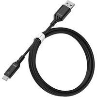 OtterBox Standard USB-kabel - USB-C (M) naar USB (M) - USB 2.0 - 3 A - 1 m - zwart