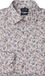 OLYMP Luxor modern fit overhemd - mouwlengte 7 - dobby - beige met blauw en groen dessin - Strijkvrij - Boordmaat: 39 (EU maat: M)