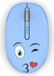 Inca Weeny Souris sans fil ergonomique, 1200 DPI, 2,4 GHz, Bleu