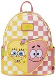 Merkloos / Sans marque Loungefly SpongeBob SquarePants & Patrick Star Checkered Mini Backpack