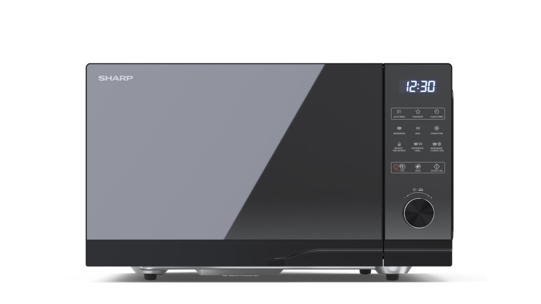 Sharp YC-GC52BE-B - 25L Combination Microwave Oven - 900W - Black