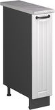 Vicco Apotheekkast Fame-Line, Wit Landhuis/Antraciet, 20 cm, WB Marmer