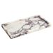 FutureStone 100% Natuurlijke Luxe Calaccata Altviool Marmer Kleine Handdoek Tray Houder Organizer, Make-up Badkamer Houder
