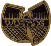 Rock Off Wu-Tang Clan - Logo Pin - Goudkleurig/Zwart