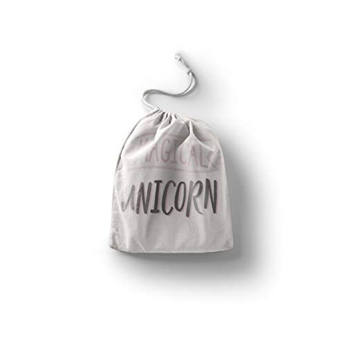 Bonamaison Bedrukte katoenen tas met trekkoord - 20 x 30 cm