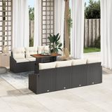 vidaXL Tuinset met 8 delen, noir et crème