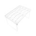 Wintem Set van 3 rechthoekige planken, inklapbaar, 30 x 20 x 15,3 cm, wit