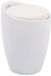 IDIMEX Tabouret de bain DANIEL avec espace de rangement, blanc