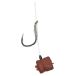 Gamakatsu Hameçon Method Feeder Cheveux Réglable 12cm Taille de crochet 12