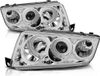 Viking Choice SKODA Koplampen dual halo rims SKODA FABIA I 12 99-08 ANGEL EYES CHROOM