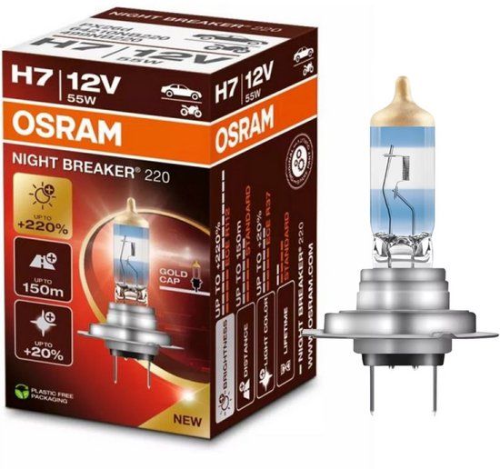 Osram Night Breaker 220 H7 Halogeen Autolamp