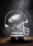 Great Branding Philadelphia Eagles NFL LED-lamp licht logo helm, wisselmodus met 6 verschillende kleuren