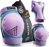 SKATEWIZ SMASH Inline Skates Beschermset Kinderen 6-delig - Blauw Paars