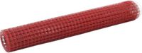 vidaXL Kippengaas 10x1 m staal met PVC coating rood