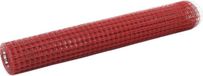 vidaXL Kippengaas 10x1 m staal met PVC coating rood
