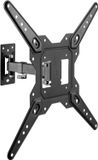 Support TV Eco Monitor - Pivotant Inclinable - 30kg - 2 Pivots - 23-55cm - Noir