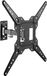 Support TV Eco Monitor - Pivotant Inclinable - 30kg - 2 Pivots - 23-55cm - Noir