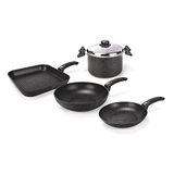 Moneta Etnea Artech Ultra Student's Potten & Pannen Set, Aluminium, Zwart