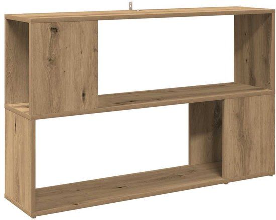 vidaXL Boekenkast 100x24x63 cm bewerkt hout artisanaal eikenkleur