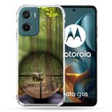 Cokitec Versterkte Hoes voor Motorola G05 / E15 Jacht Zwijn Zoeker