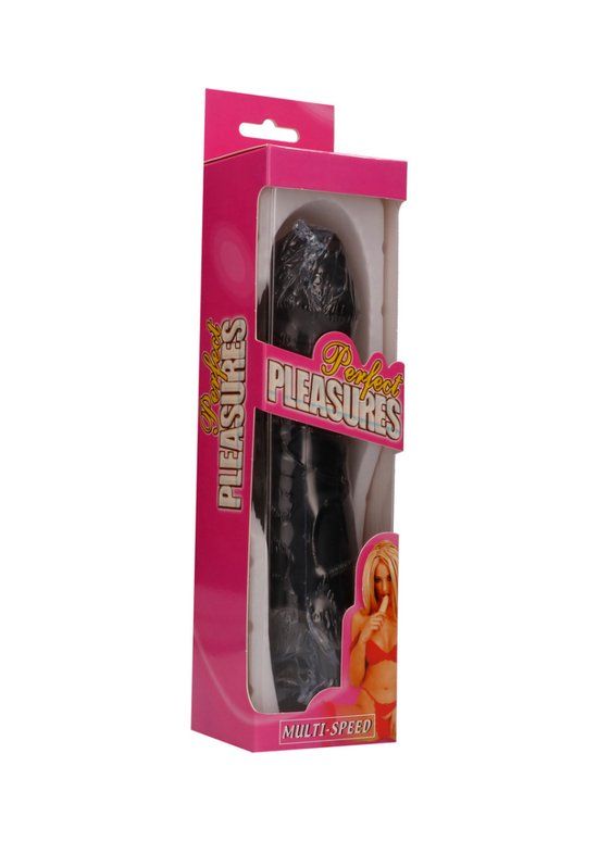 Seven Creations Perfect Pleasures Vibrator - Black - 25.5cm