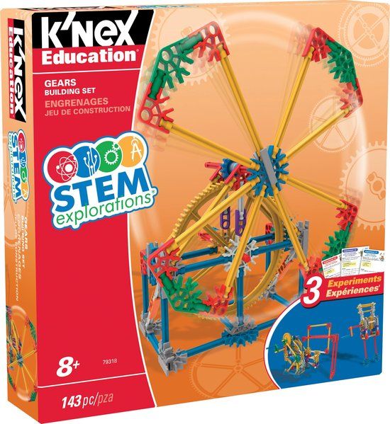K'NEX Education STEM Explorations Gears - Bouwset - 140 Onderdelen - 8+ Jaar