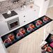 PETTI Artigiani Italiani - Keukentapijt, loper voor keuken, antislip en wasbaar, 52 x 240 cm, design bessen, 100% Made in Italy