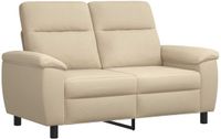 vidaXL Sofa crème stof 158 x 90 x 95 cm