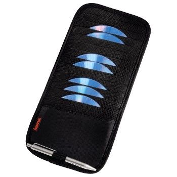 Hama Automotive Sun Visor Case - 12 CDs - Zwart