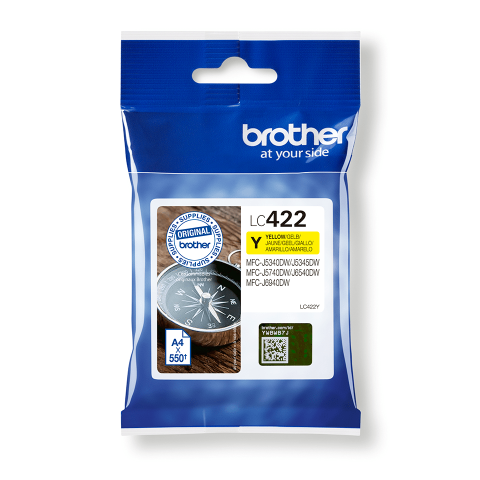 Brother LC-422Y single pack / geel
