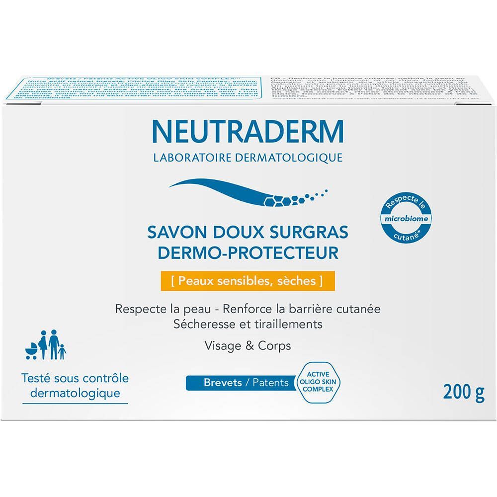 Neutraderm Dermo-Protect Zachte Overvette Zeep 200 g