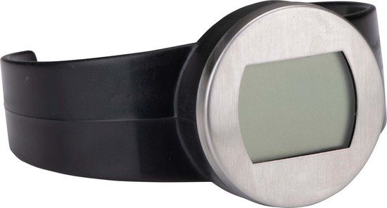 Alpina Wijnthermometer - RVS - Zwart/Zilver