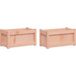 Maison Exclusive - Lot de 2 bac à fleurs en bois massif de douglas