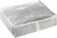 MSV Opberghoes voor Dekbedden en Kussens - Grijs en Beige - 65x55x20 cm