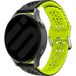 Withings Bracelet en silicone avec relief ScanWatch 2 - 42mm (noir/vert)