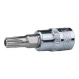 KS Tools 918.1472 1/4" CHROMEplus Douille pour embout Torx, avec alésage, TB20