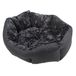 Ferplast Domino 50 Deluxe hondenbed van katoen, 50 x 40 x 18 cm, zwart