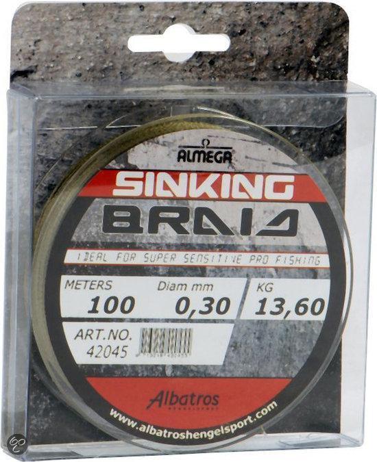 albatros Sinking Braid - Gevlochten Vislijn - 0.20 mm - 11.4 kg - 100 m