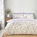 Catherine Lansfield Grasmere Bloemen Omkeerbare Super King Dekbedovertrek Set met Kussenslopen Lila