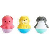 Munchkin Bath Bobbers, drijvend speelgoed voor babybad, activiteitenspeelgoed voor baby's en peuters, BPA-vrij, babybenodigdheden, 3 stuks