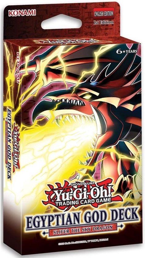 Yu-Gi-Oh! TCG Egyptian God Structure Deck - Slifer the Sky Dragon | Trading Card Game