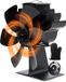 Vulpes Goods® Tech - Houtkachel Ventilator PRO - Zwart - Incl. Thermometer, Stofdoek & Handschoen