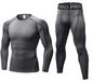 Ensemble de compression pour hommes pour activités sportives