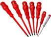 SW-Stahl 31610L schroevendraaierset, rood