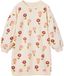 Vertbaudet Robe sweat courte à imprimé floral