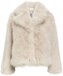 OBJECT COLLECTORS ITEM OBJECT Objisadora L/s Lo Hairy Coat Women's Winter Coat - Beige - Size 42
